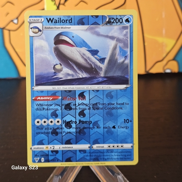 Wailord 032/185 Pokémon TCG Reverse Holo - Picture 1 of 2